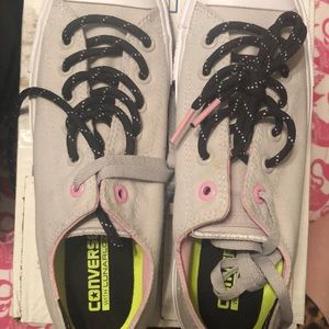 New Converse Chuck II lunarlon grey/pink, W 10 M 8